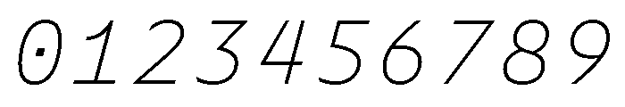 Balneario Thin Italic Font OTHER CHARS
