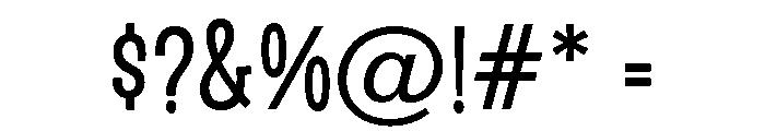 Bananas Variable Regular Font OTHER CHARS