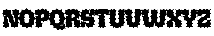 Banger Black Font UPPERCASE