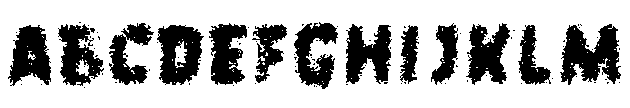 Banger Regular Font UPPERCASE