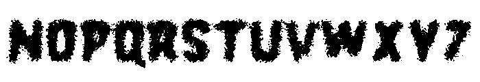 Banger Regular Font UPPERCASE