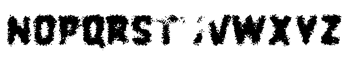 Banger Regular Font LOWERCASE