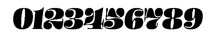 Banger Semibold Italic Font OTHER CHARS