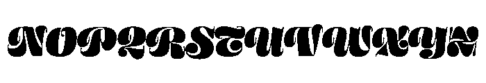 Banger Semibold Italic Font UPPERCASE
