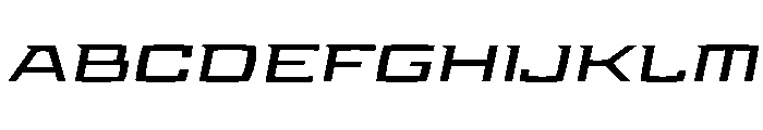 Bank Gothic Bold Font UPPERCASE