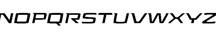 Bank Gothic Bold Font UPPERCASE
