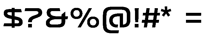 Bank Gothic Medium Font OTHER CHARS