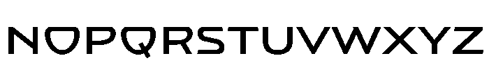 Bank Gothic Medium Font UPPERCASE