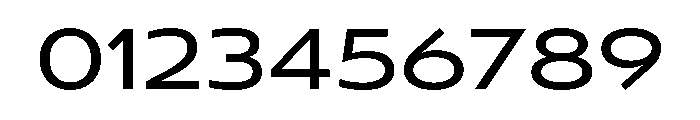 Bank Gothic Regular Font OTHER CHARS