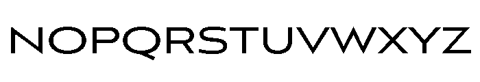 Bank Gothic Regular Font UPPERCASE
