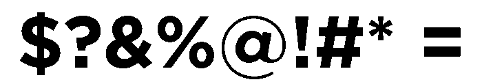 Basenji Variable Bold Font OTHER CHARS