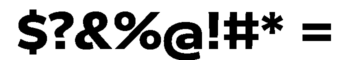 Basenji Variable Extra Bold Font OTHER CHARS