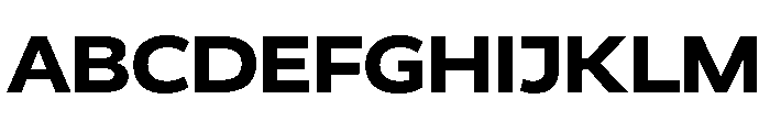 Basenji Variable Extra Bold Font UPPERCASE