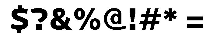 Basenji Variable Heavy Font OTHER CHARS