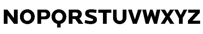 Basenji Variable Heavy Font UPPERCASE