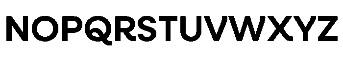Basenji Variable Semibold Font UPPERCASE