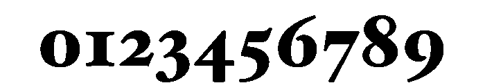 Baskerville No 2 Heavy Font OTHER CHARS