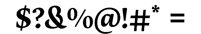 Baskerville No 2 Regular Font OTHER CHARS