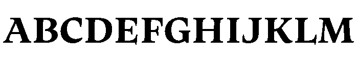 Baskerville No 2 Regular Font UPPERCASE