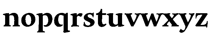 Baskerville No 2 Regular Font LOWERCASE