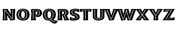 Basset Bold Font UPPERCASE
