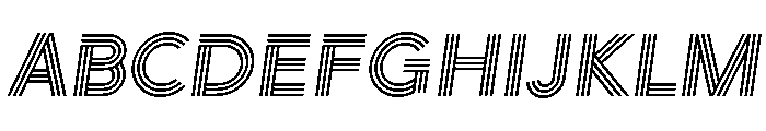 Basset Italic Font UPPERCASE