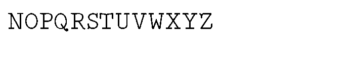 Babbage Bold Font UPPERCASE