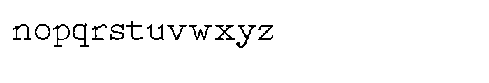 Babbage Bold Font LOWERCASE