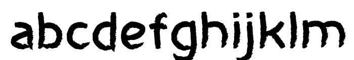 BadInk Font LOWERCASE