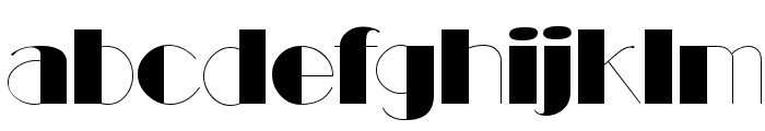 Ballet Regular Font LOWERCASE