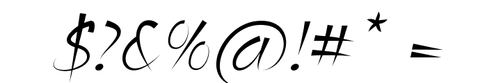 BalletoItalic Font OTHER CHARS