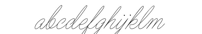 Ballpoint Regular Font LOWERCASE
