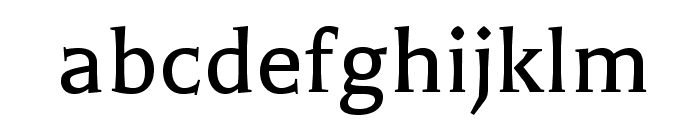Balthazar Regular Font LOWERCASE