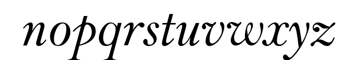 Baltimore-Italic Font LOWERCASE