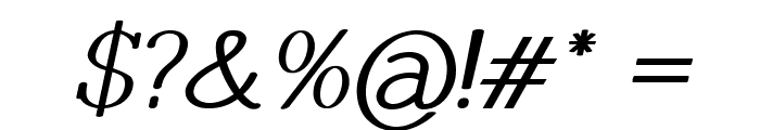 Banbridge-BoldItalic Font OTHER CHARS