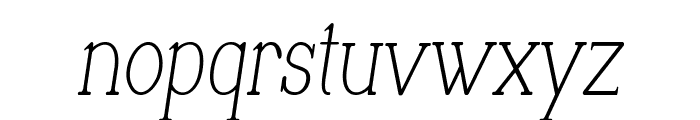 Banbridge-CondensedItalic Font LOWERCASE