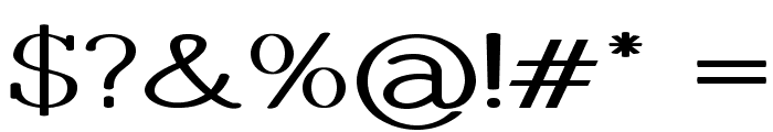 Banbridge-ExpandedBold Font OTHER CHARS
