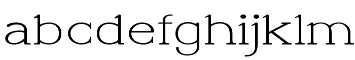 Banbridge-ExpandedRegular Font LOWERCASE