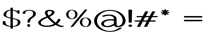 Banbridge-ExtraexpandedBold Font OTHER CHARS