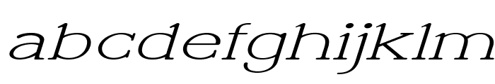 Banbridge-ExtraexpandedItalic Font LOWERCASE