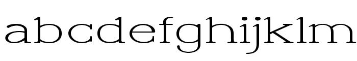 Banbridge-ExtraexpandedRegular Font LOWERCASE