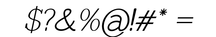 Banbridge-Italic Font OTHER CHARS