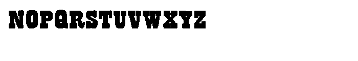 Bandoliers Beefy Font UPPERCASE