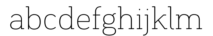 Bariol Serif Light Font LOWERCASE