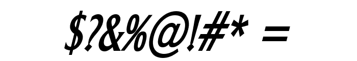 Barrett Thin Bold Italic Font OTHER CHARS