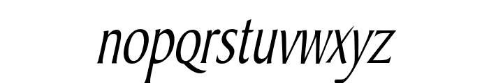 Barrett Thin Italic Font LOWERCASE