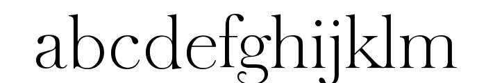 BaskerOldSerial-Xlight-Regular Font LOWERCASE