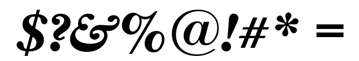 Baskerville-Nova-Black-Italic Font OTHER CHARS