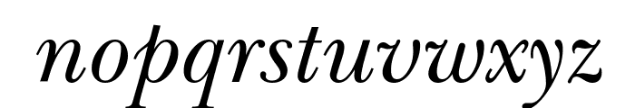 Baskerville-Nova-Italic Font LOWERCASE