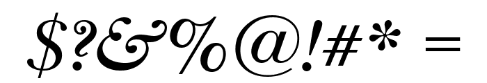 Baskerville-Nova-SemiBold-Italic Font OTHER CHARS